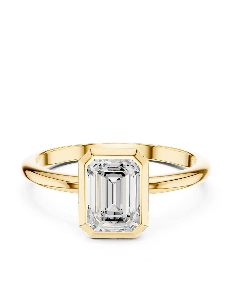 Anillo de compromiso - solitario - AMORE105-EM-LG - Image 5