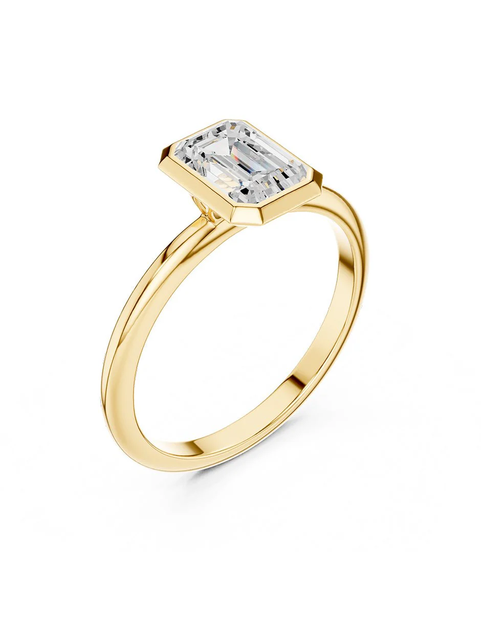 Anillo de compromiso - solitario - AMORE105-EM-LG - Image 8