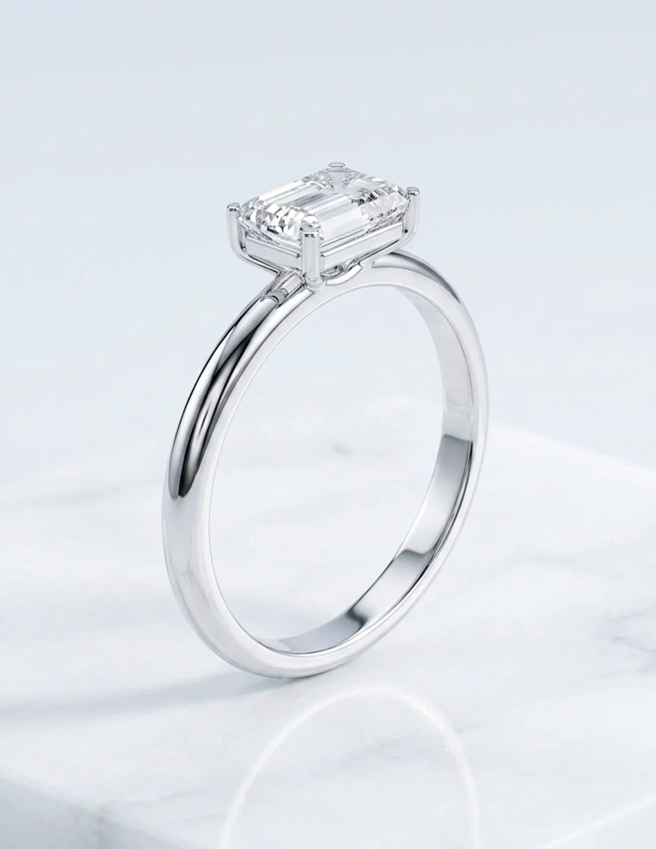 Anillo de compromiso - solitario - AMORE106-EM-LG - Image 13