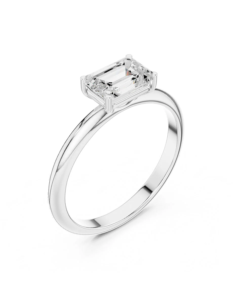 Anillo de compromiso - solitario - AMORE106-EM-LG - Image 4