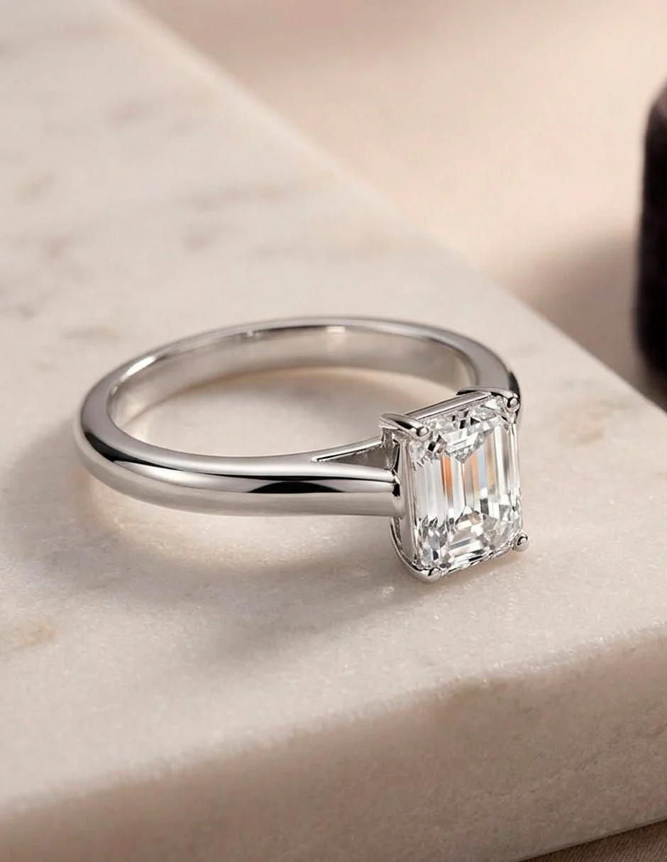 Anillo de compromiso - solitario - AMORE107-EM-LG - Image 13