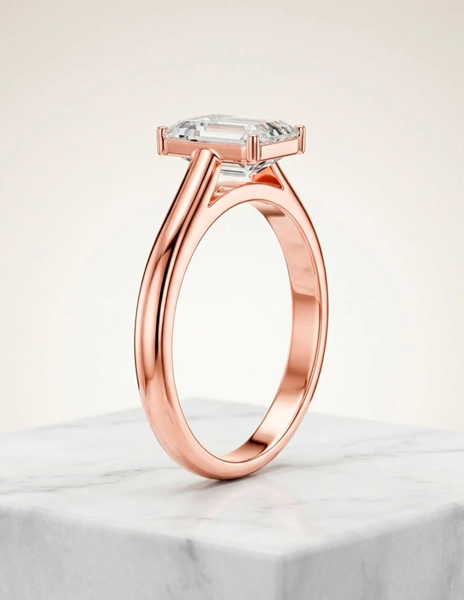 Anillo de compromiso - solitario - AMORE107-EM-LG - Image 20