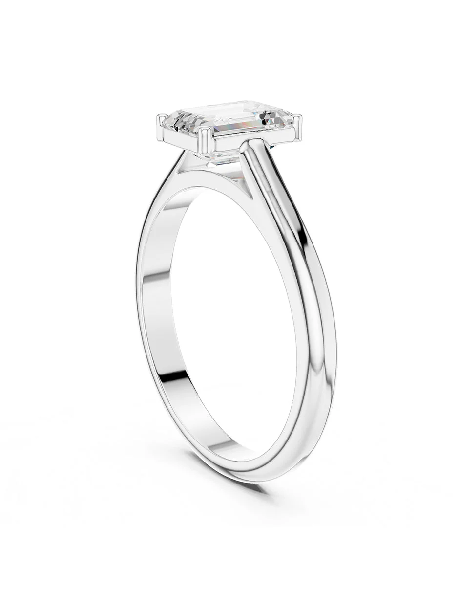 Anillo de compromiso - solitario - AMORE107-EM-LG - Image 3
