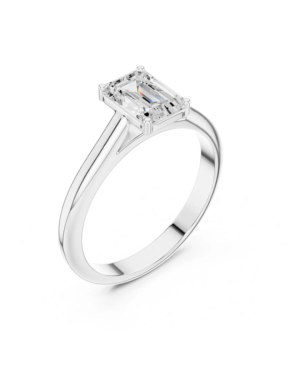 Anillo de compromiso - solitario - AMORE107-EM-LG - Image 4