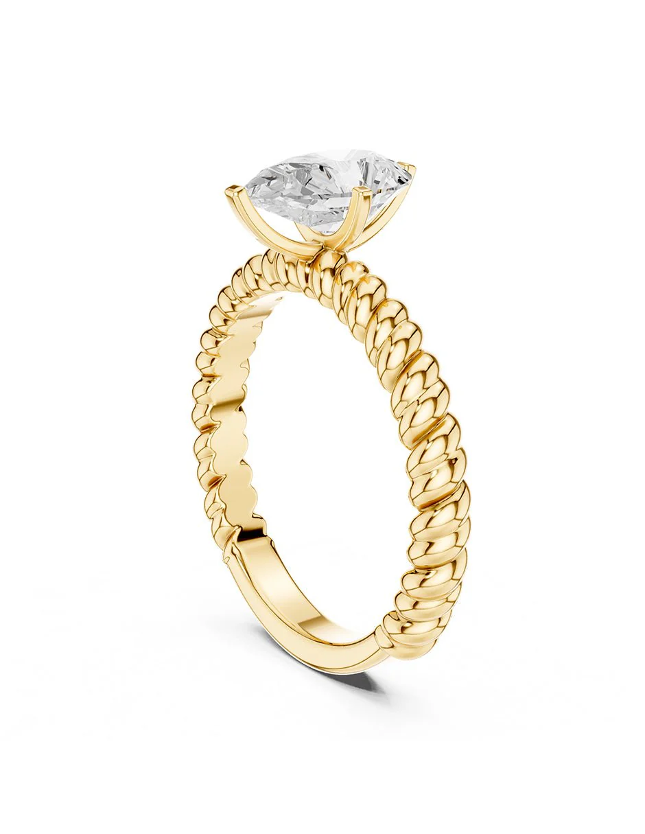Anillo de compromiso - solitario - AMORE109-PE-LG - Image 7