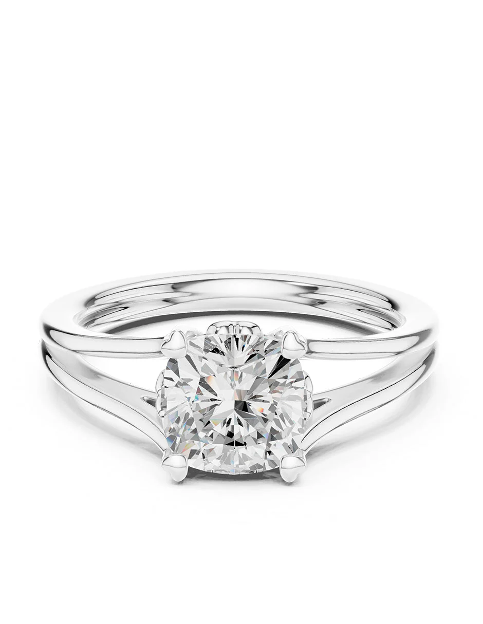 Anillo de compromiso - solitario - AMORE111-CU-LG