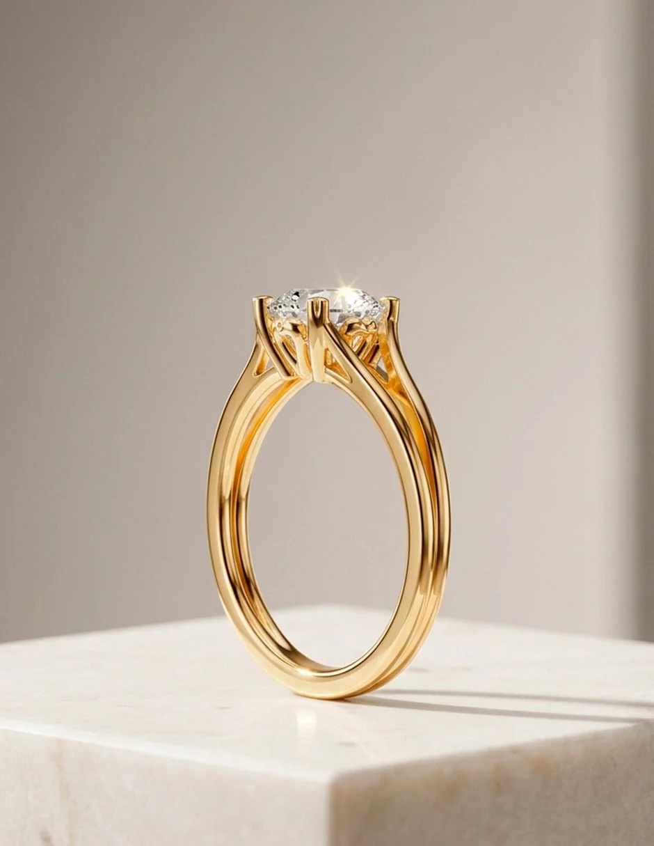 Anillo de compromiso - solitario - AMORE111-CU-LG - Image 16