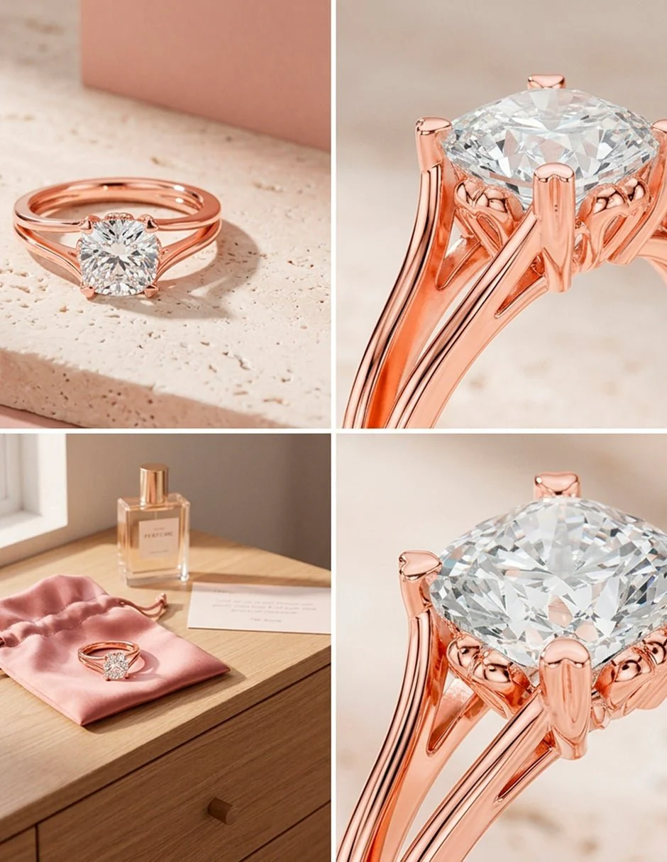 Anillo de compromiso - solitario - AMORE111-CU-LG - Image 21