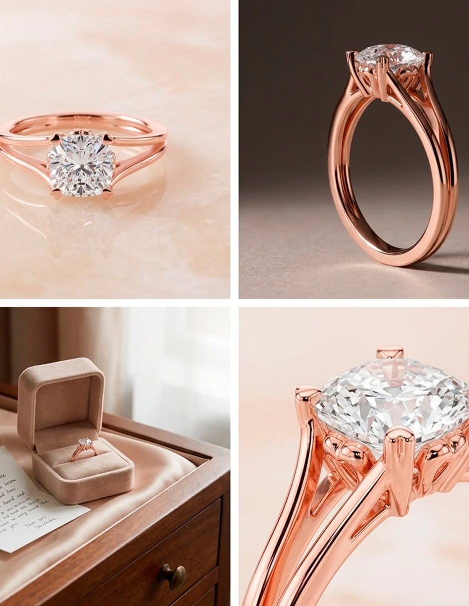 Anillo de compromiso - solitario - AMORE111-CU-LG - Image 22