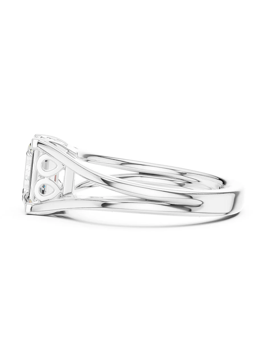 Anillo de compromiso - solitario - AMORE112-EM-LG - Image 2