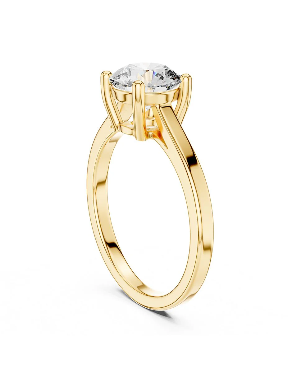 Anillo de compromiso - solitario - AMORE12-RD-LG - Image 11