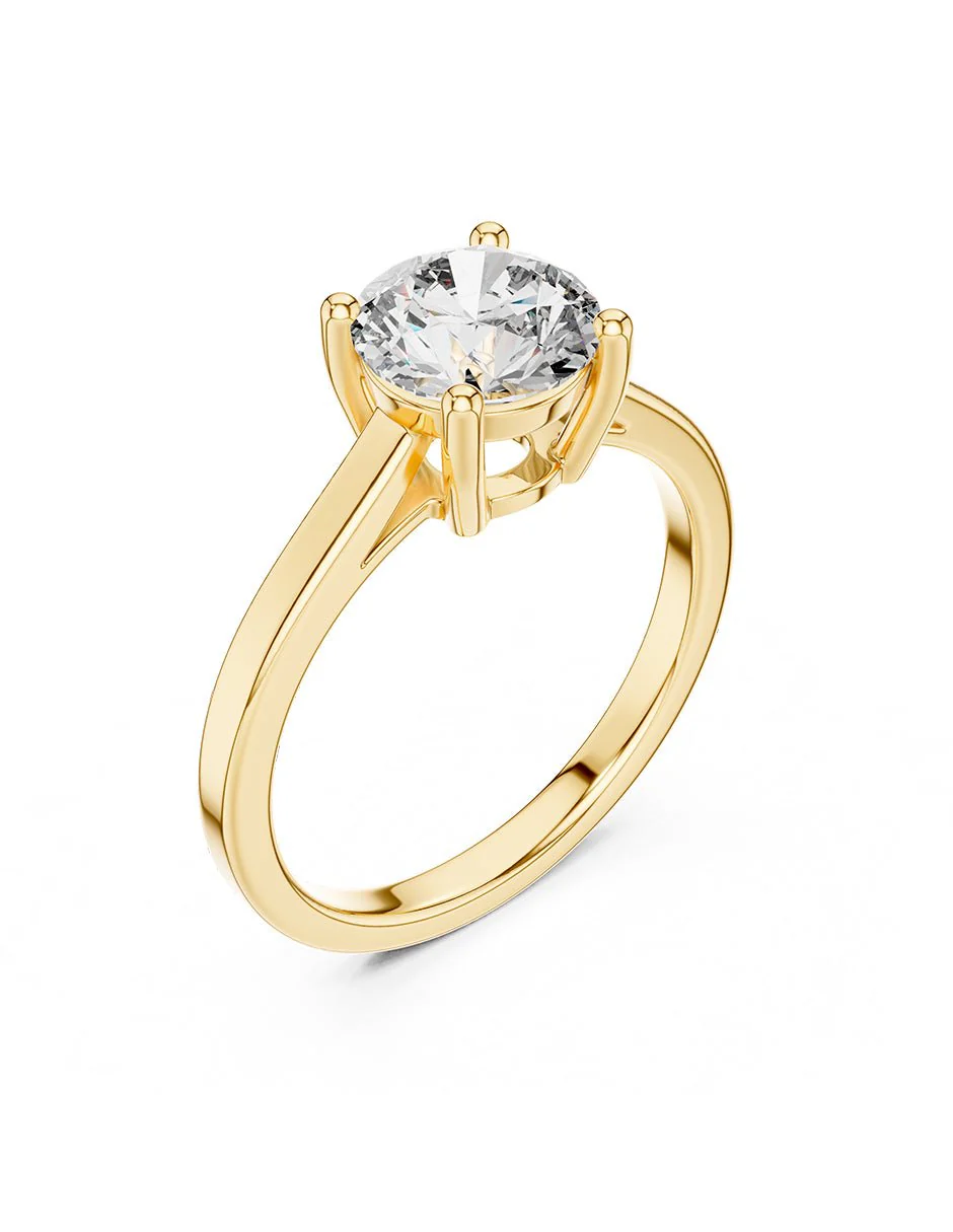 Anillo de compromiso - solitario - AMORE12-RD-LG - Image 12