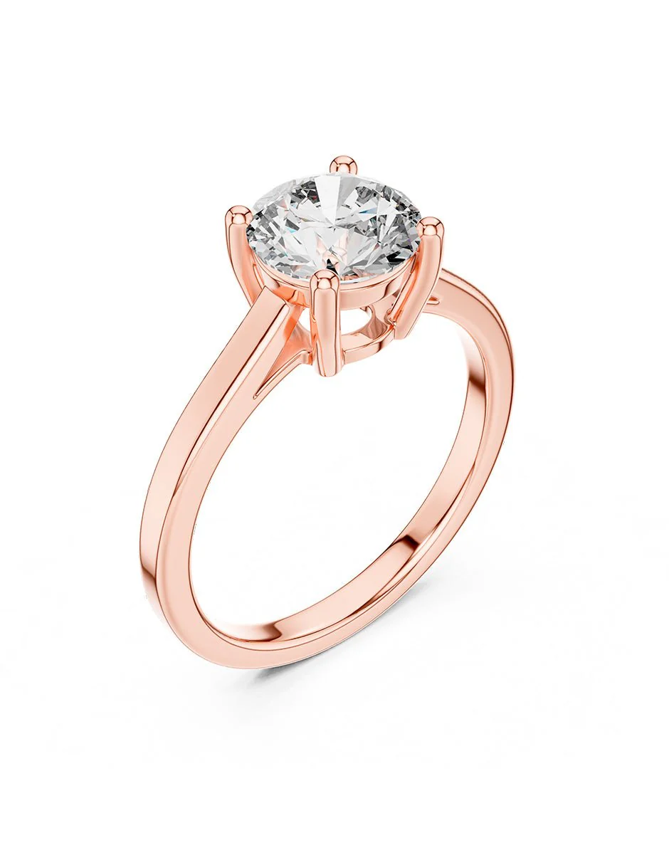 Anillo de compromiso - solitario - AMORE12-RD-LG - Image 20