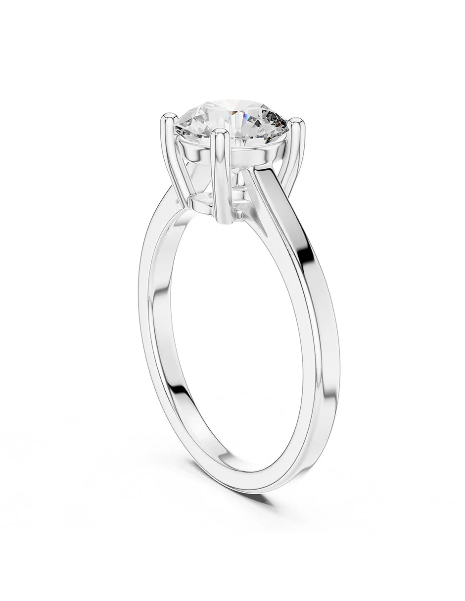 Anillo de compromiso - solitario - AMORE12-RD-LG - Image 3