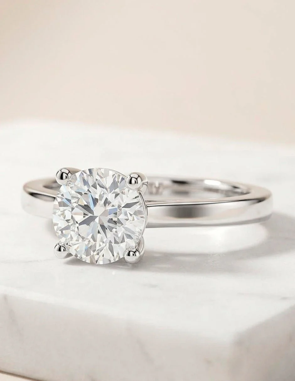 Anillo de compromiso - solitario - AMORE12-RD-LG - Image 6