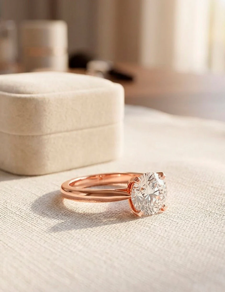Anillo de compromiso - solitario - AMORE13-RD-LG - Image 23