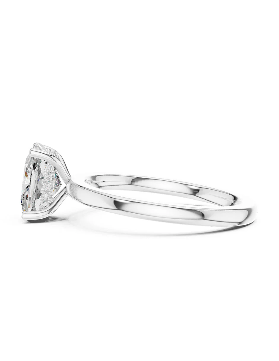 Montura para personalizar - piedras Laterales - AMORE130-CU - Image 2