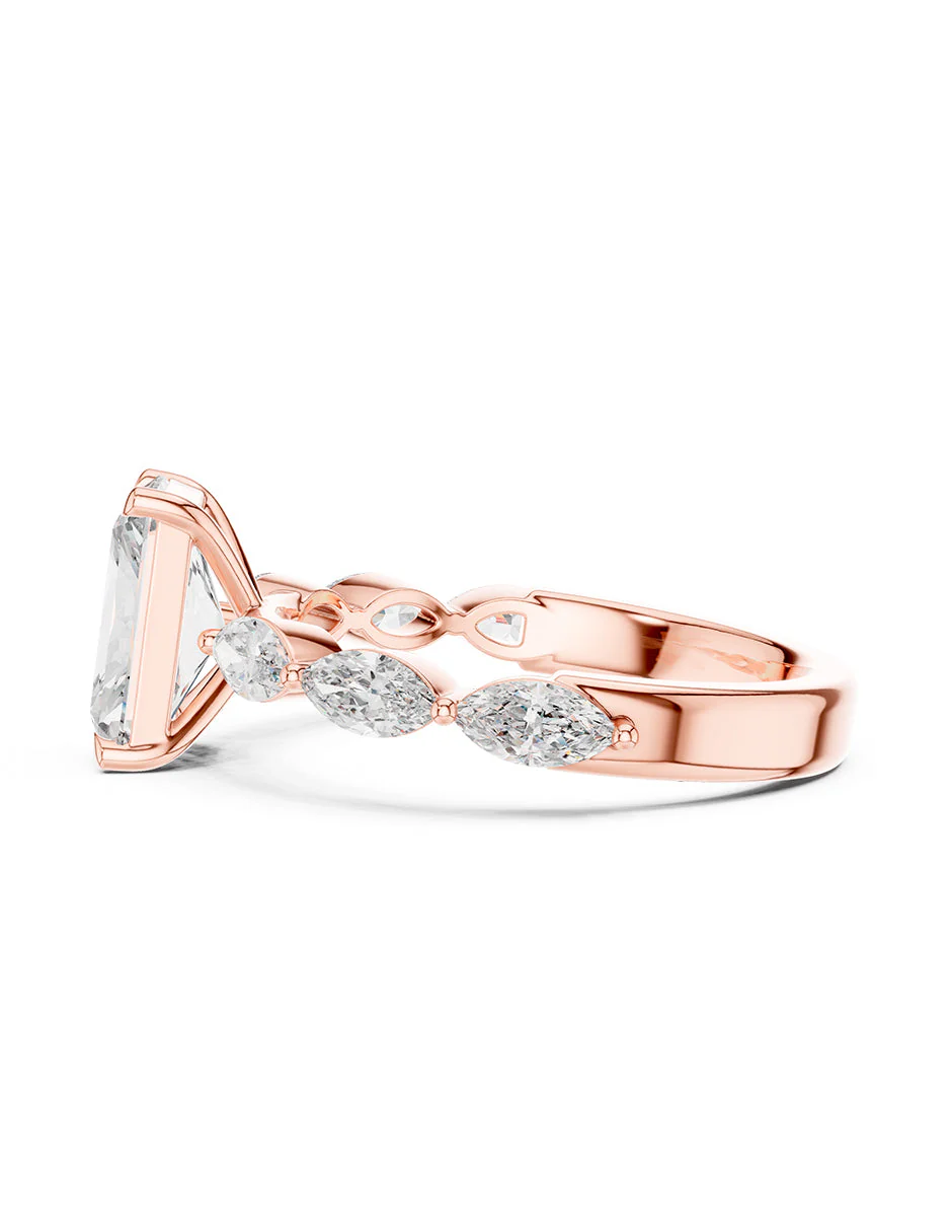 Montura para personalizar - piedras Laterales - AMORE131-EM - Image 10