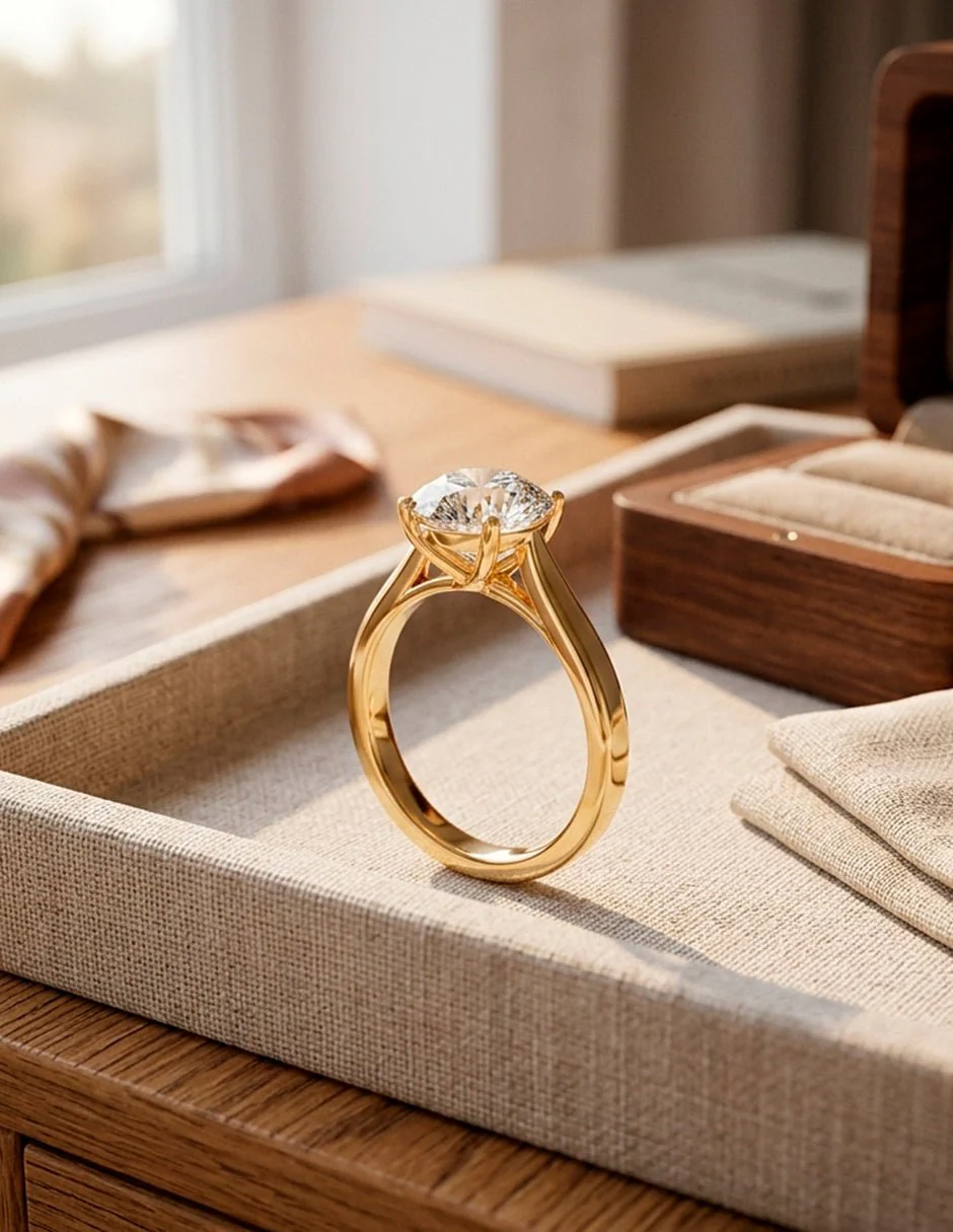 Anillo de compromiso - solitario - AMORE14-RD-LG - Image 16