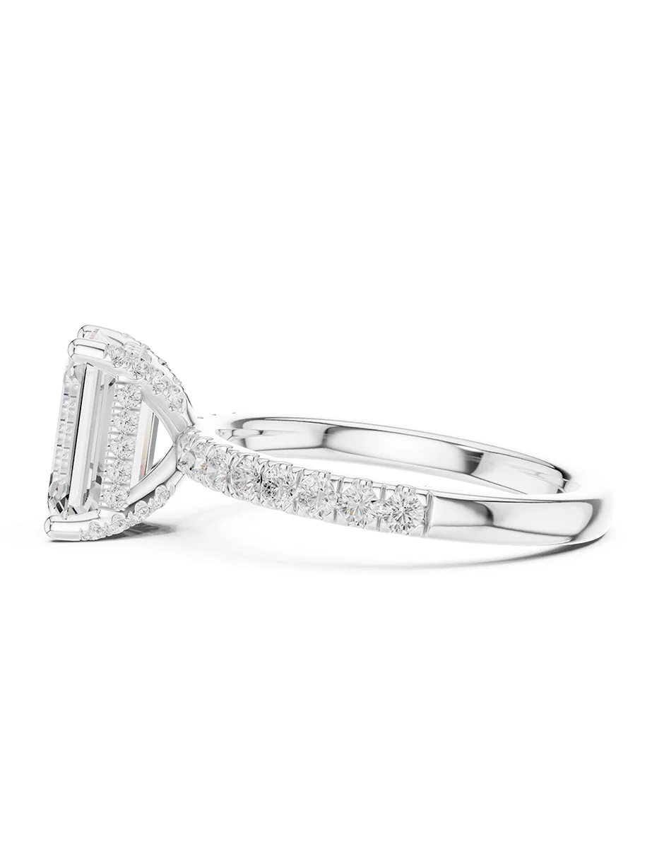 Montura para personalizar - piedras Laterales - AMORE158-EM - Image 2