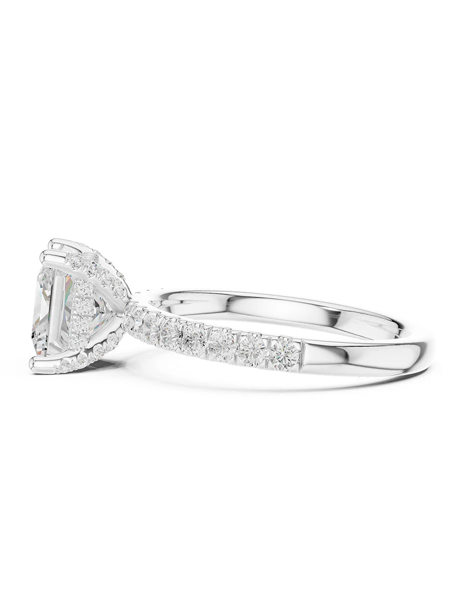 Montura para personalizar - piedras Laterales - AMORE158-PR - Image 2