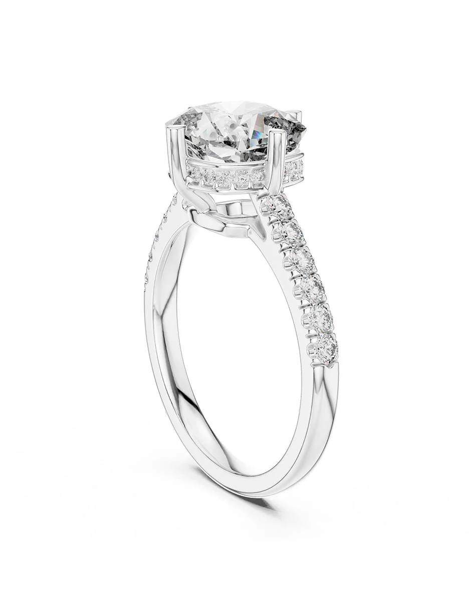 Montura para personalizar - piedras Laterales - AMORE159-CU - Image 3