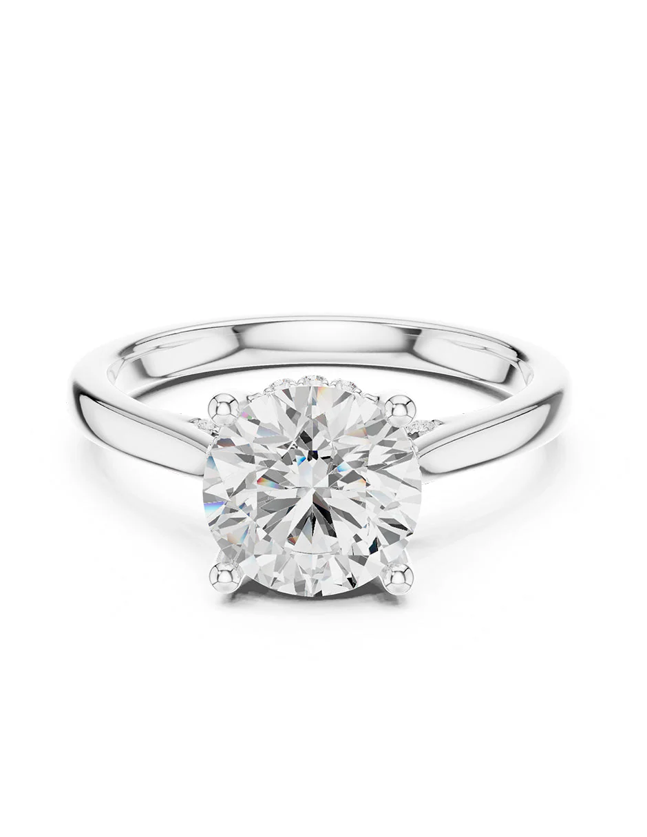 Montura para personalizar - piedras Laterales - AMORE160-RD
