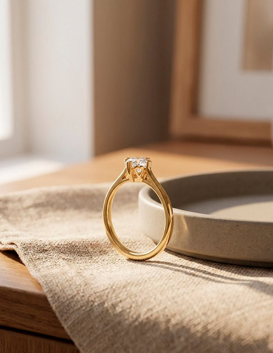 Anillo de compromiso - solitario - AMORE19-RD-LG - Image 11