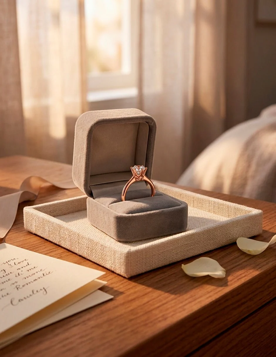Anillo de compromiso - solitario - AMORE23-RD-LG - Image 22