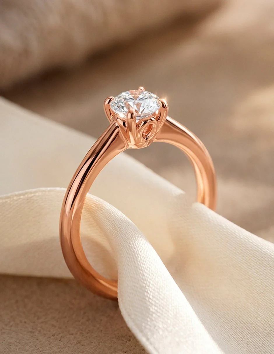 Anillo de compromiso - solitario - AMORE25-RD-LG - Image 24