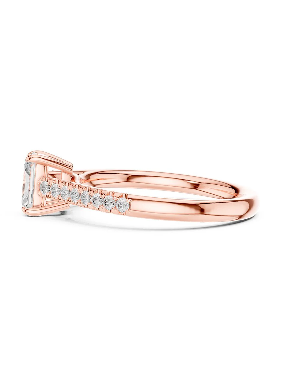 Montura para personalizar - piedras laterales - AMORE252-EM - Image 10