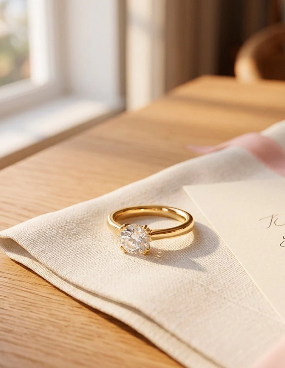 Anillo de compromiso - solitario - AMORE29-RD-LG - Image 16