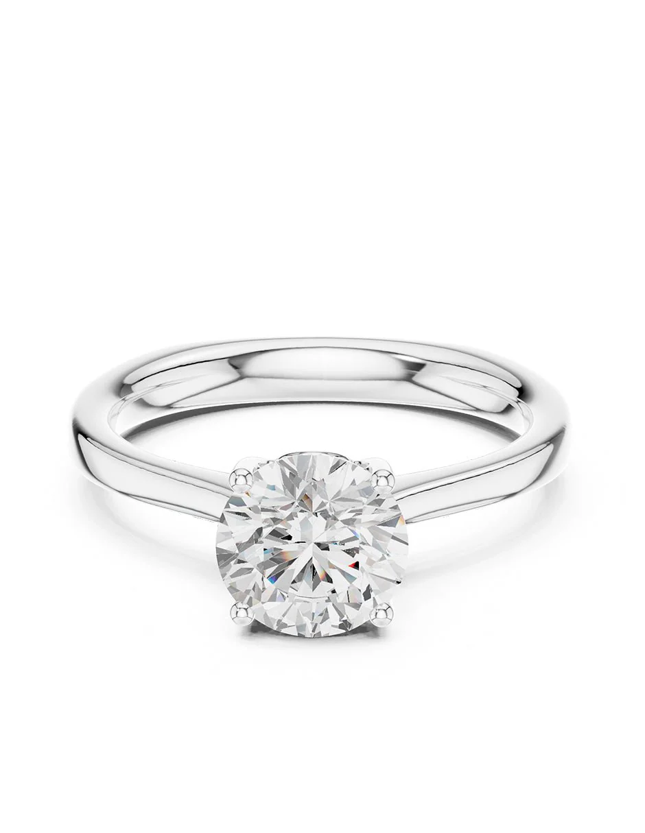 Anillo de compromiso - solitario - AMORE34-RD-LG