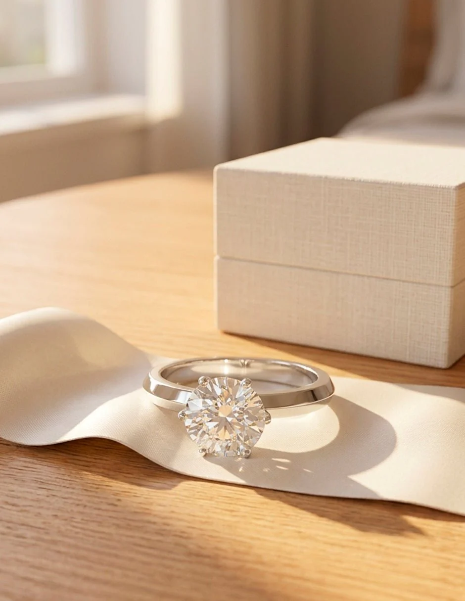 Anillo de compromiso - solitario - AMORE35-RD-LG - Image 16
