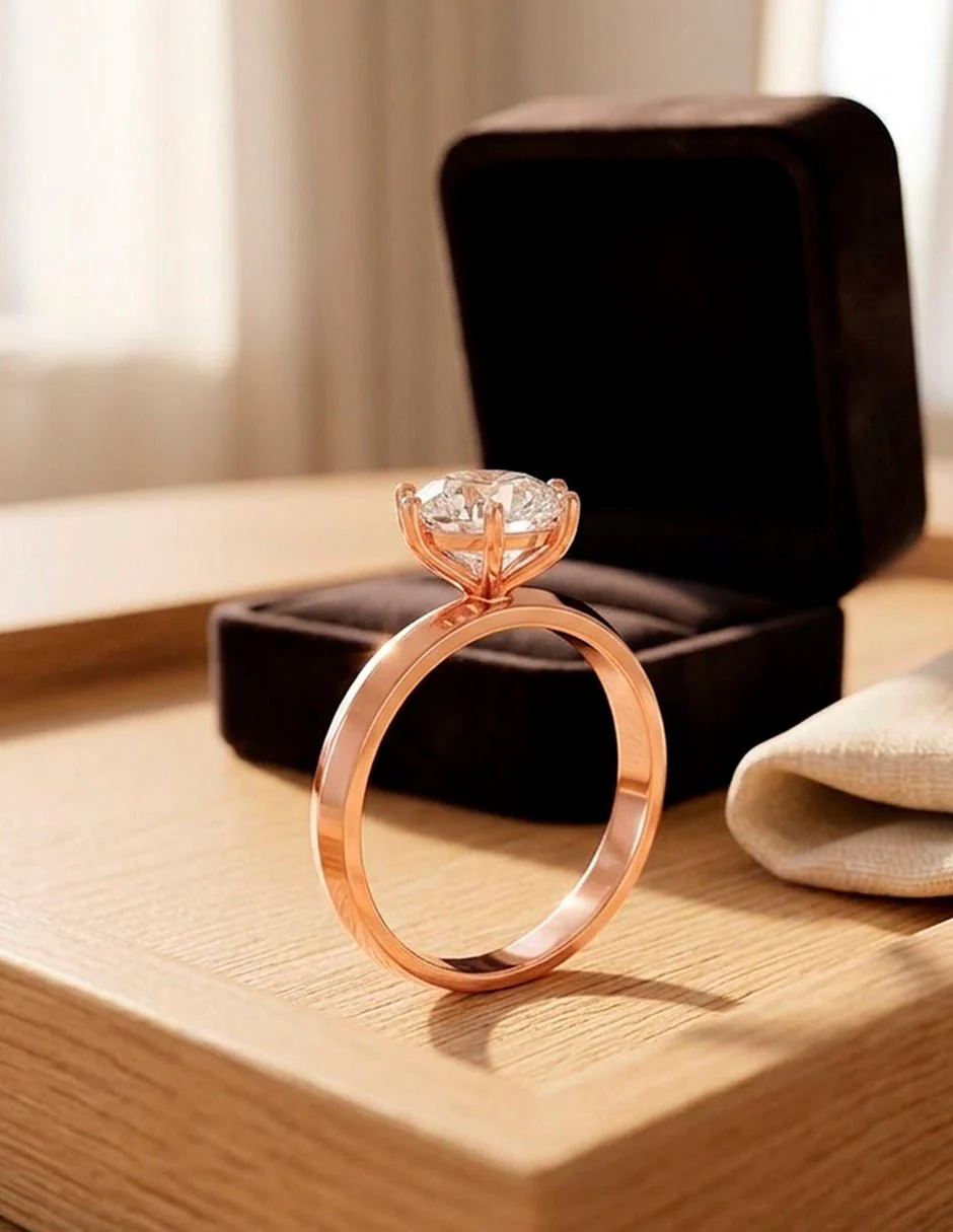 Anillo de compromiso - solitario - AMORE35-RD-LG - Image 23