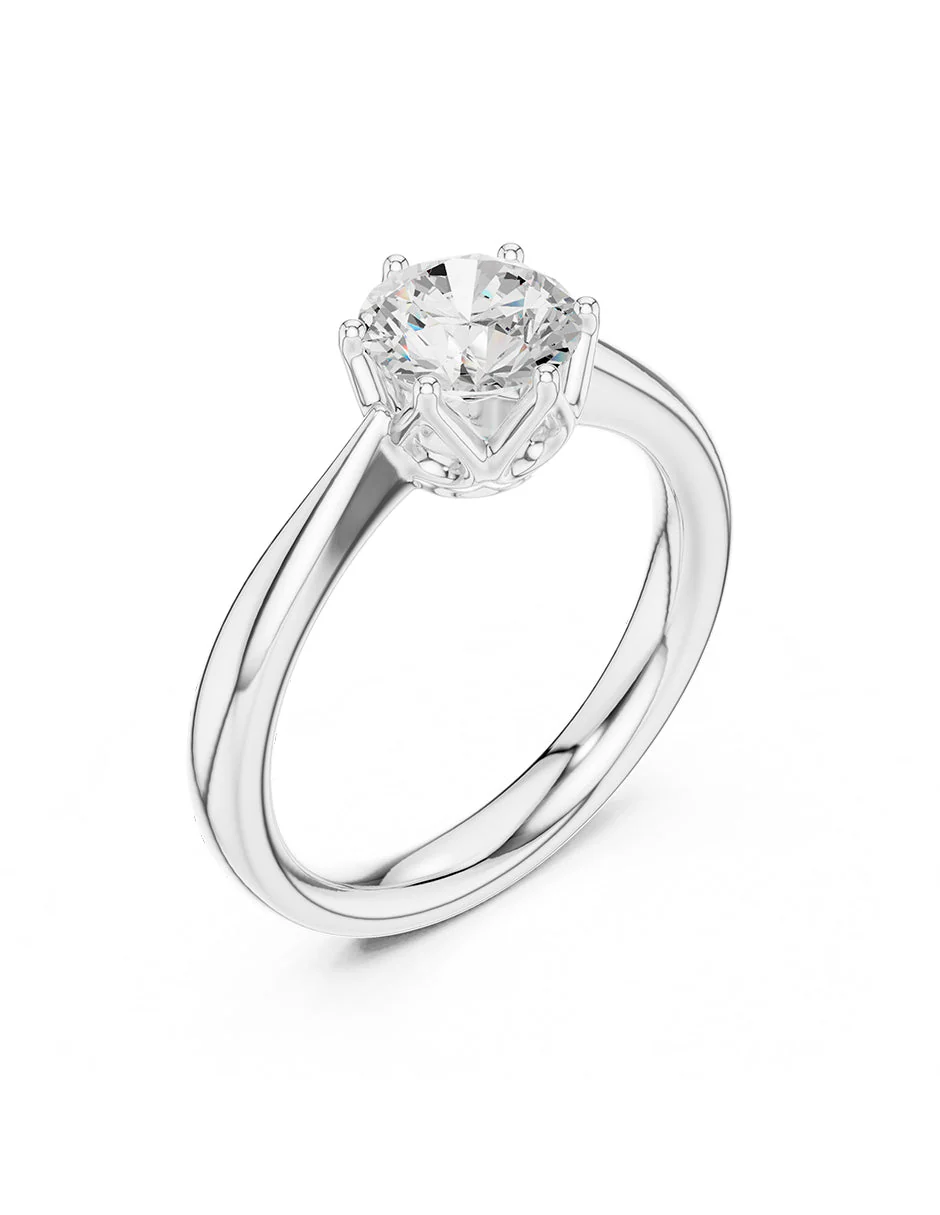 Anillo de compromiso - solitario - AMORE361-RD-LG - Image 4
