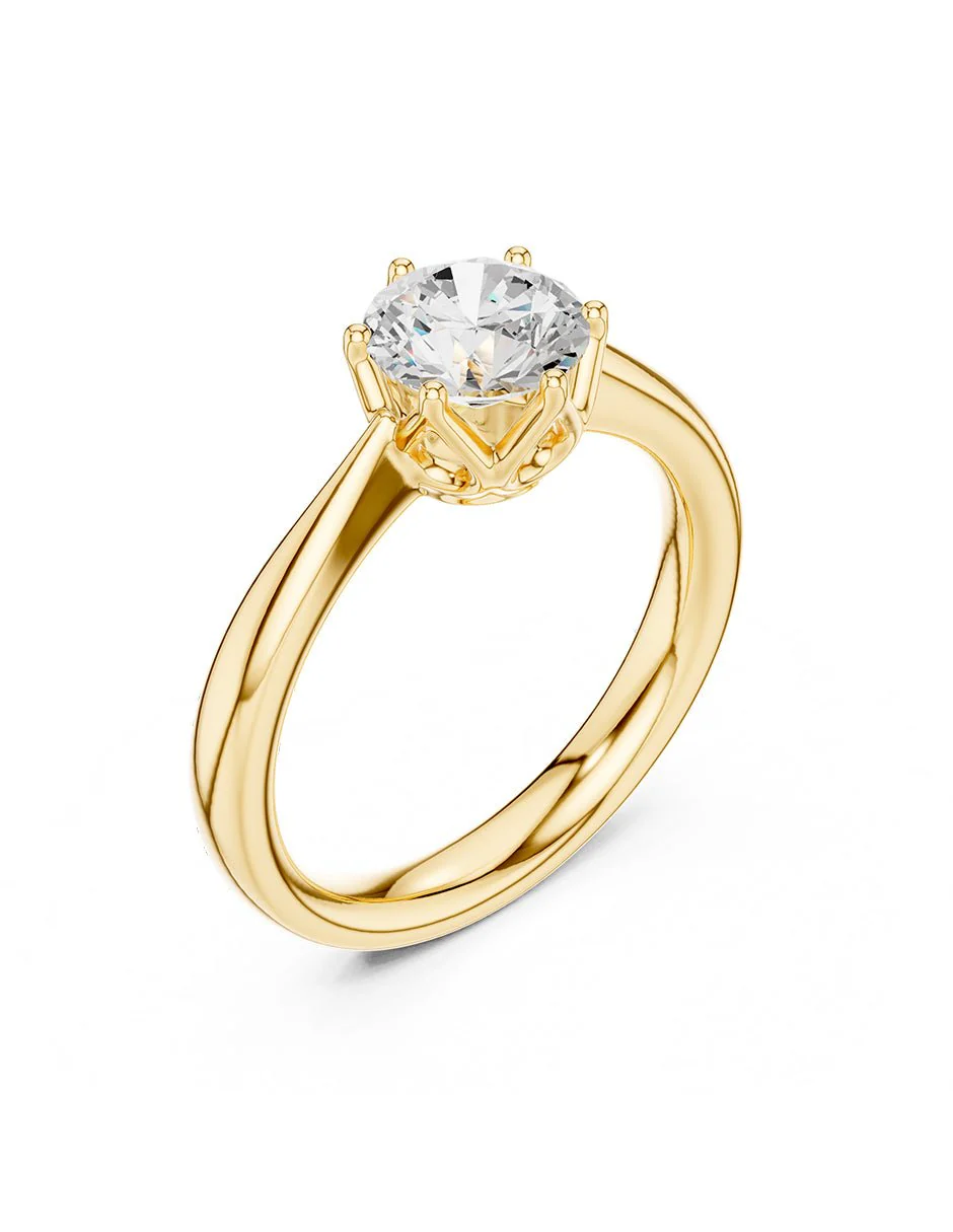 Anillo de compromiso - solitario - AMORE361-RD-LG - Image 8