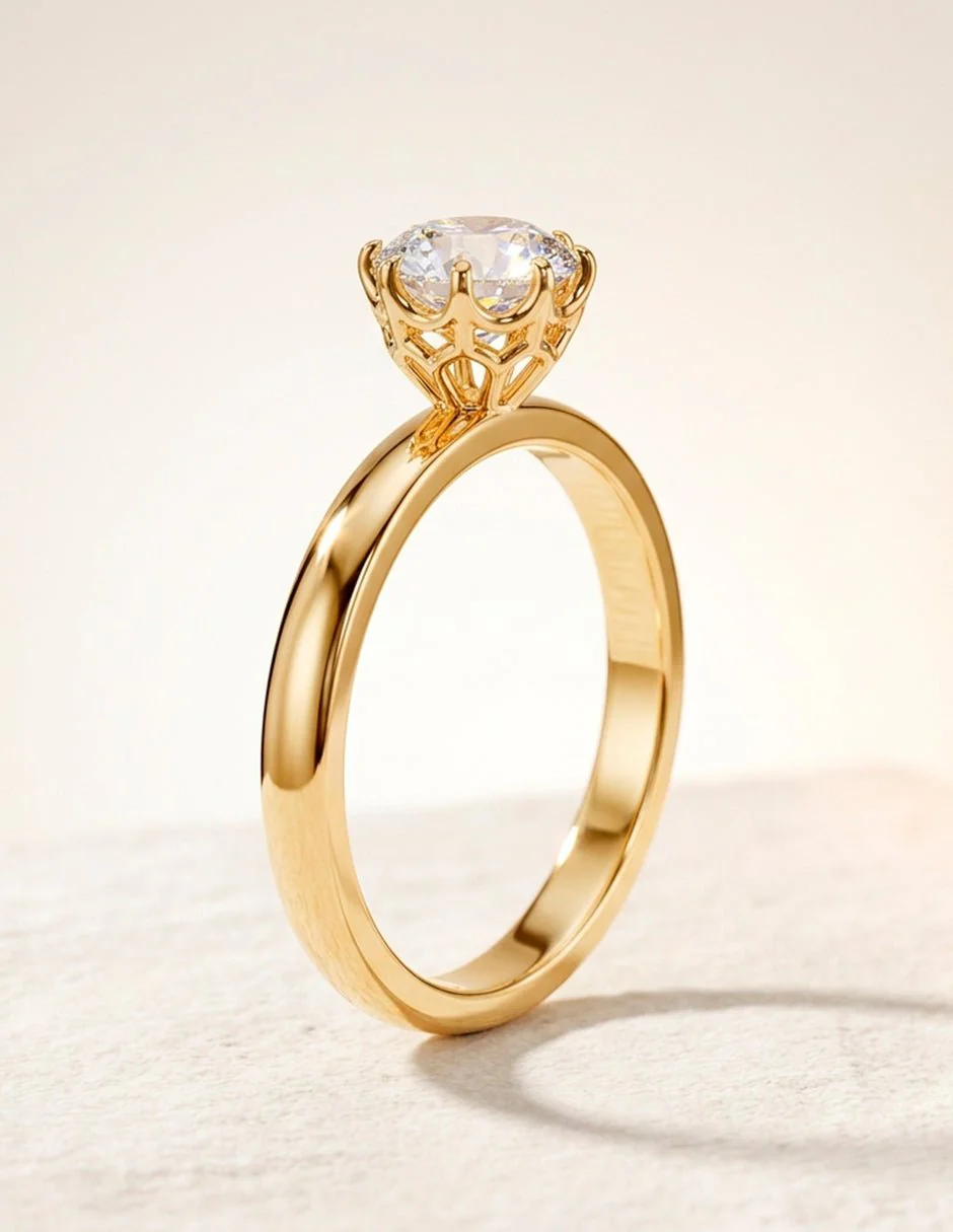 Anillo de compromiso - solitario - AMORE39-RD-LG - Image 18