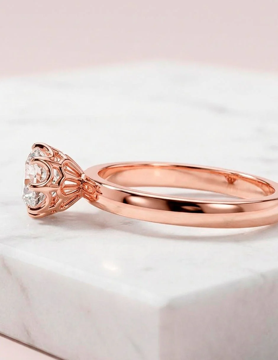 Anillo de compromiso - solitario - AMORE39-RD-LG - Image 20