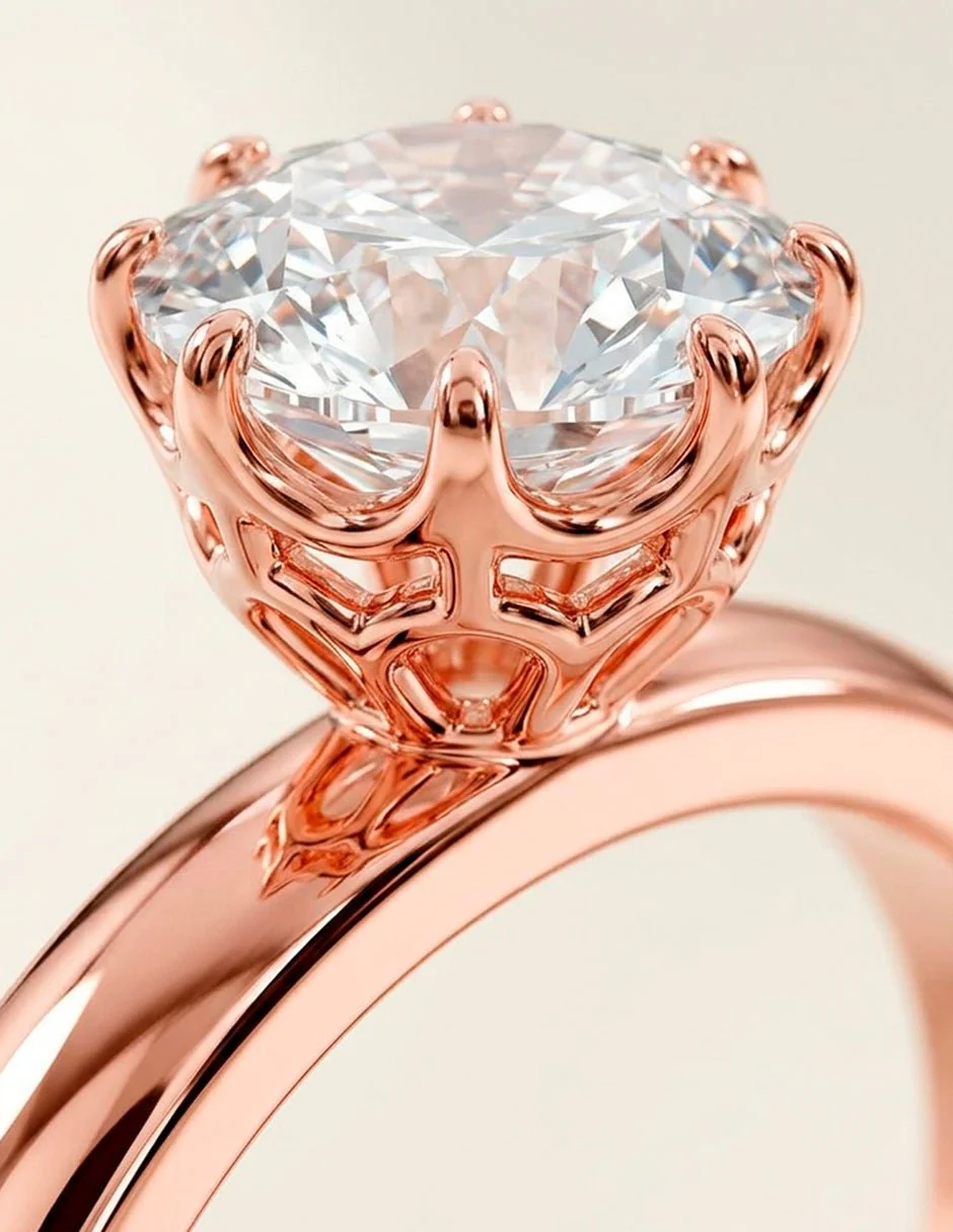 Anillo de compromiso - solitario - AMORE39-RD-LG - Image 22