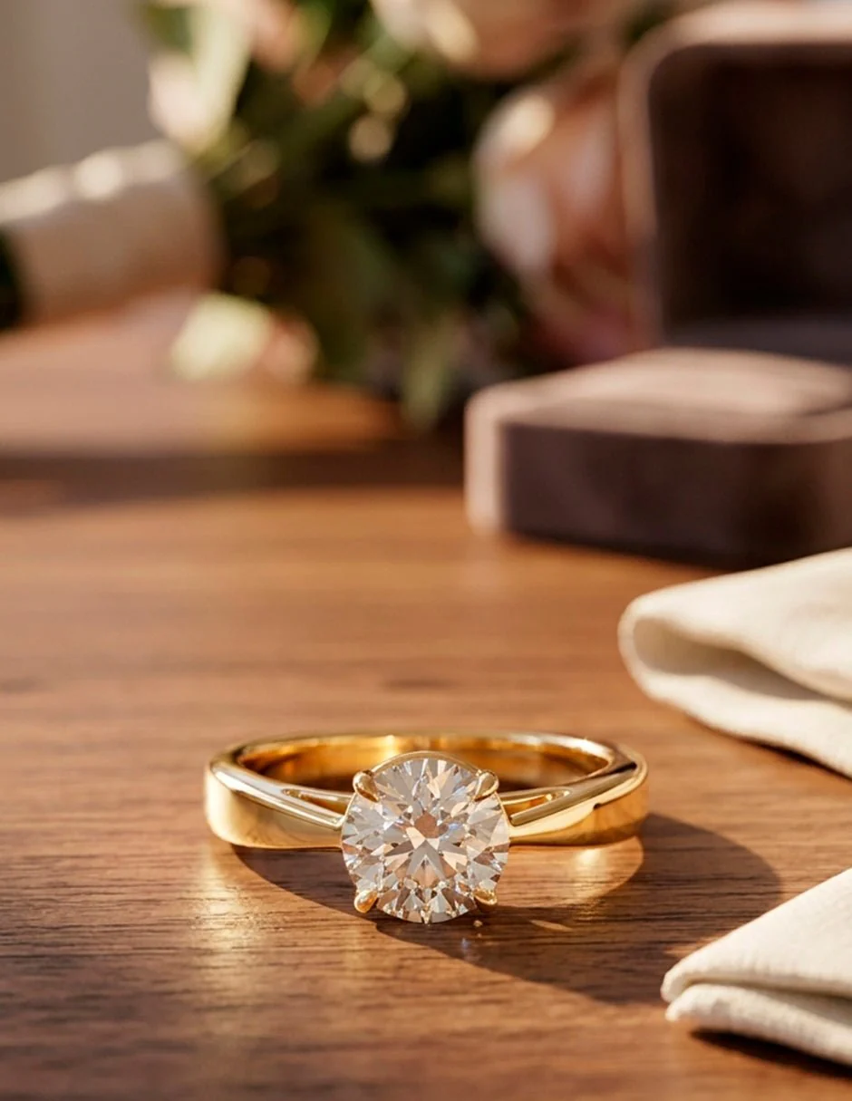 Anillo de compromiso - solitario - AMORE40-RD-LG - Image 19