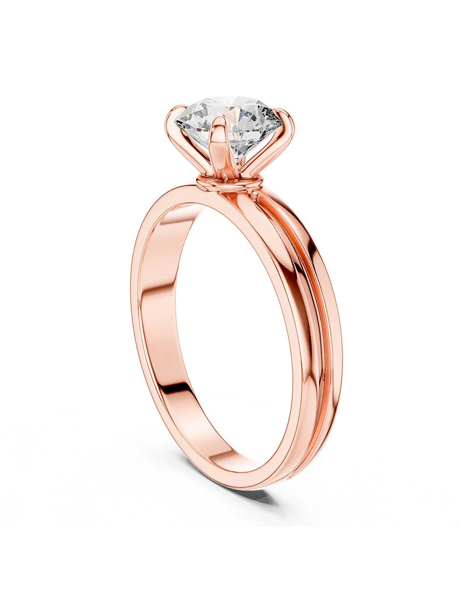 Anillo de compromiso - solitario - AMORE42-RD-LG - Image 11