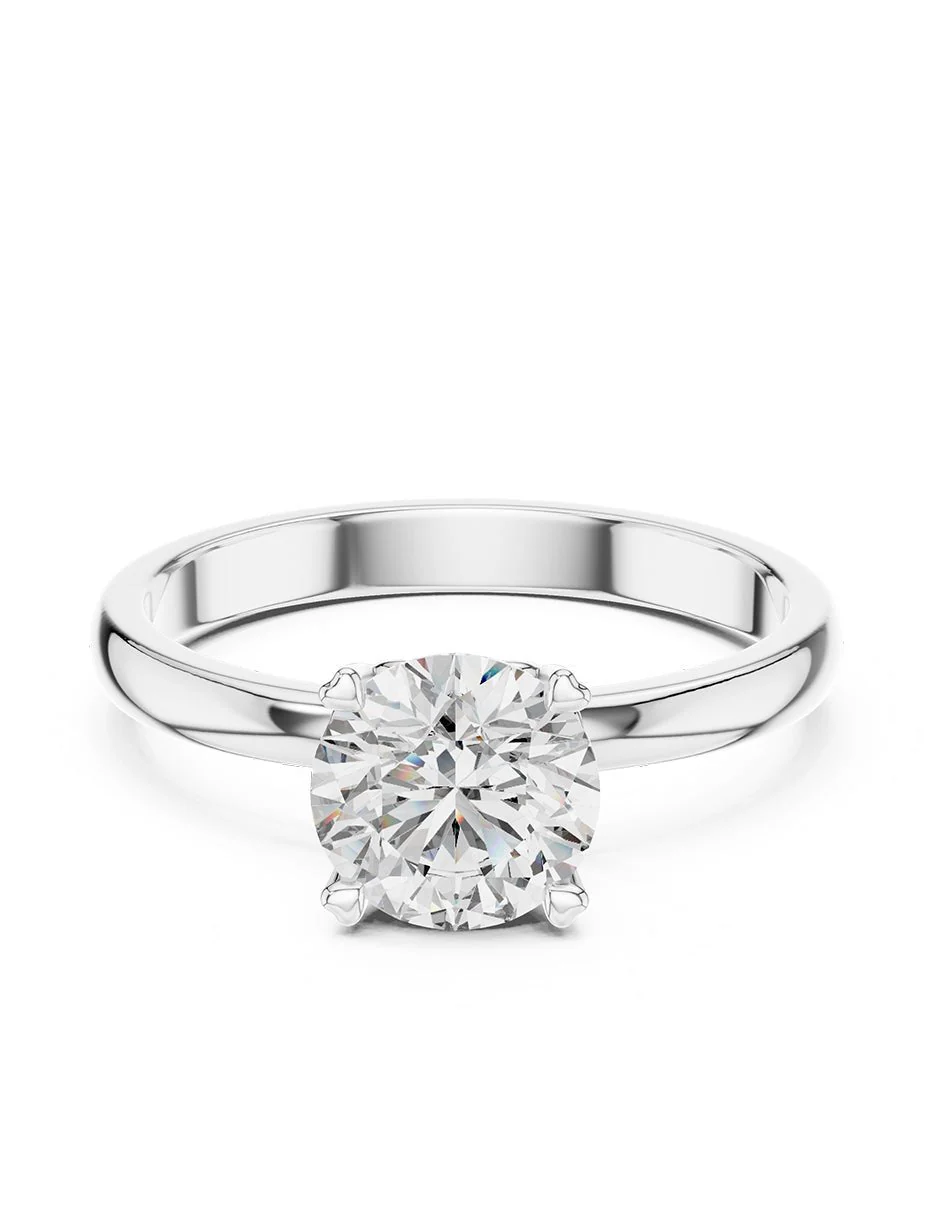 Anillo de compromiso - solitario - AMORE47-RD-LG