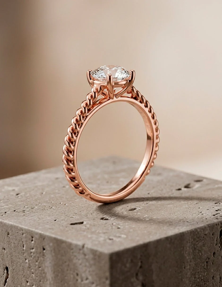 Anillo de compromiso - solitario - AMORE48-RD-LG - Image 22