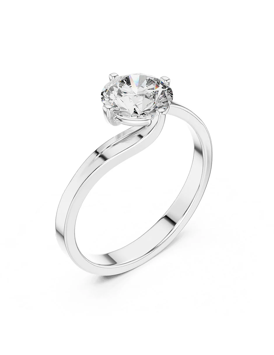 Anillo de compromiso - solitario - AMORE50-RD-LG - Image 4