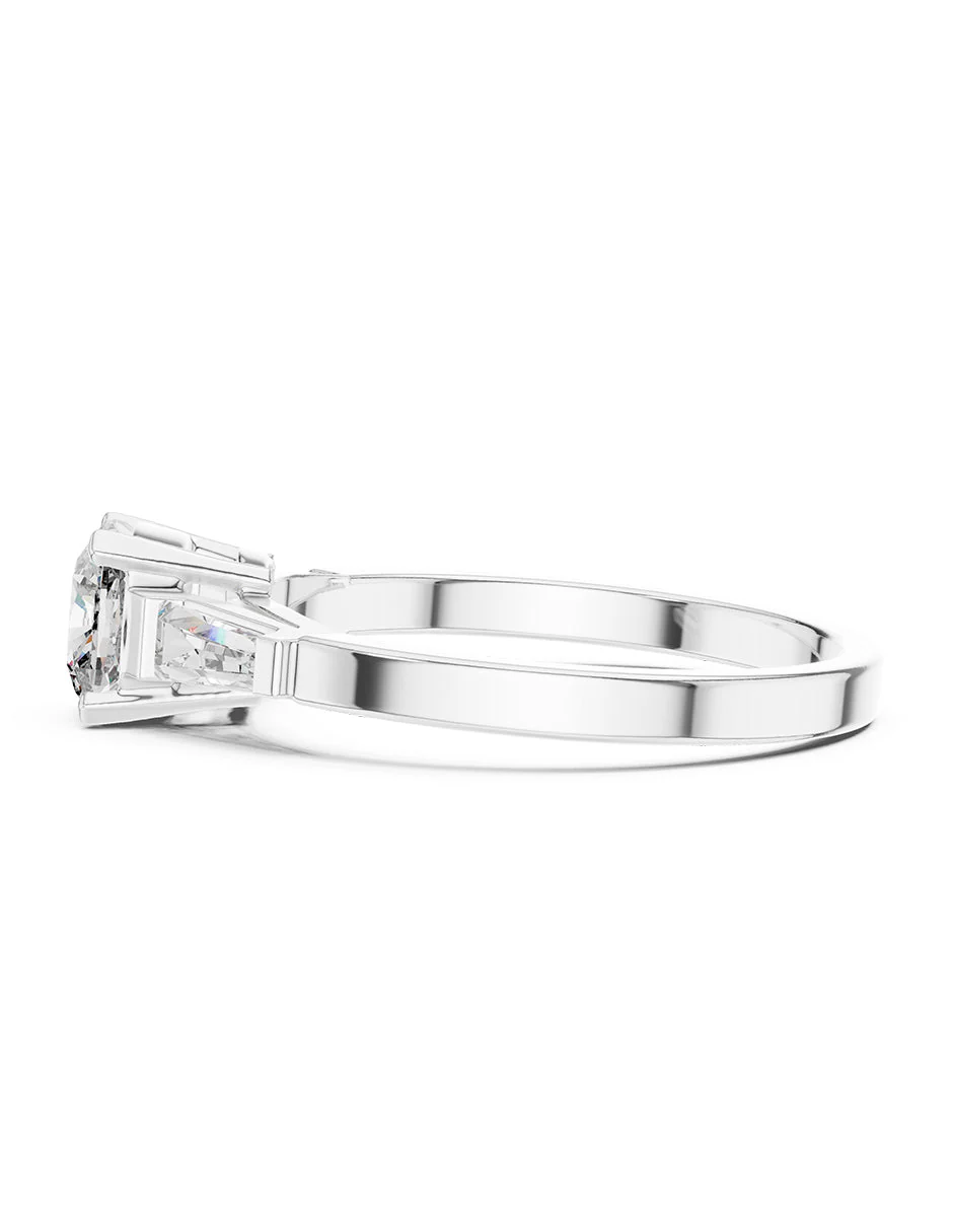 Montura para personalizar - tres piedras - AMORE500-CU - Image 2