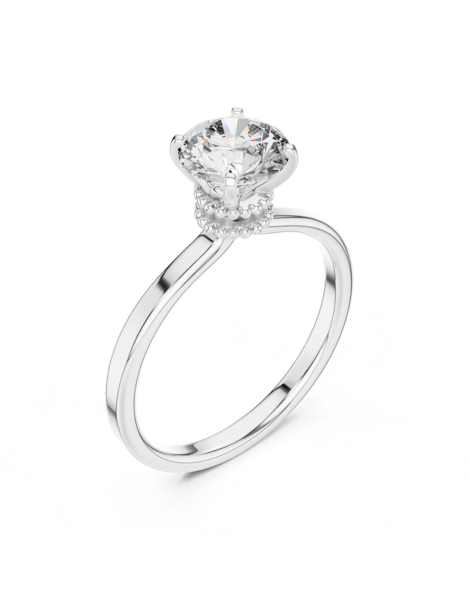 Anillo de compromiso - solitario - AMORE51-RD-LG - Image 4
