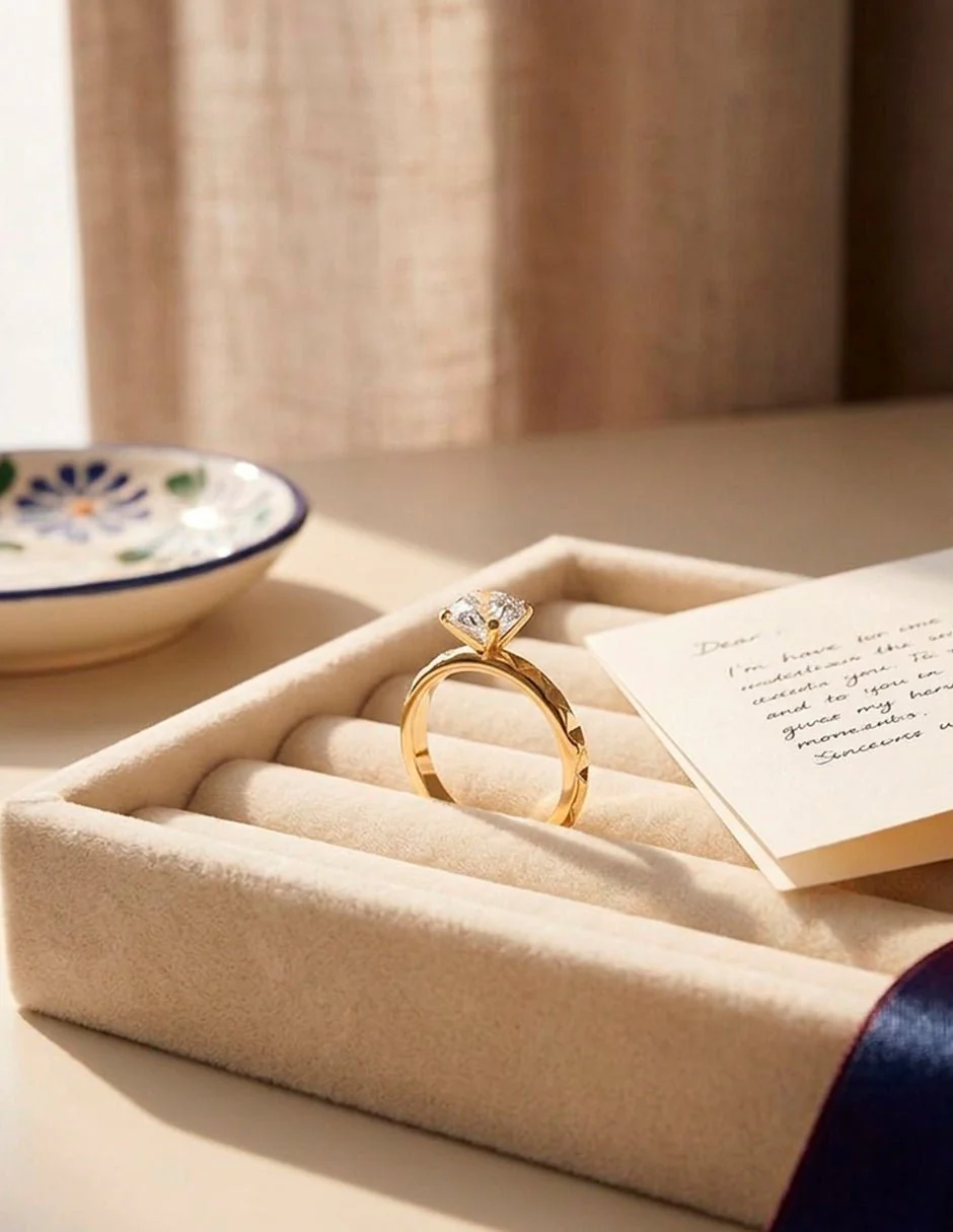 Anillo de compromiso - solitario - AMORE55-RD-LG - Image 20