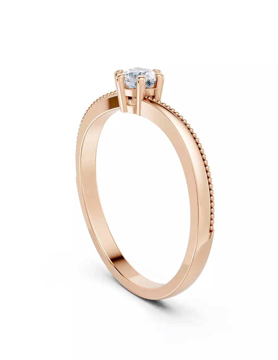 Anillo de Compromiso - solitario - AMORE552-RD-CZ - Image 12