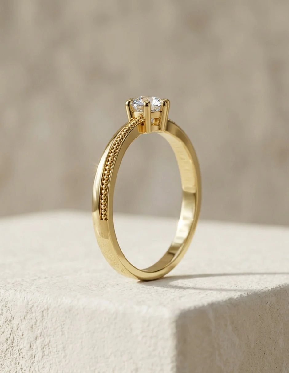 Anillo de Compromiso - solitario - AMORE552-RD-CZ - Image 15
